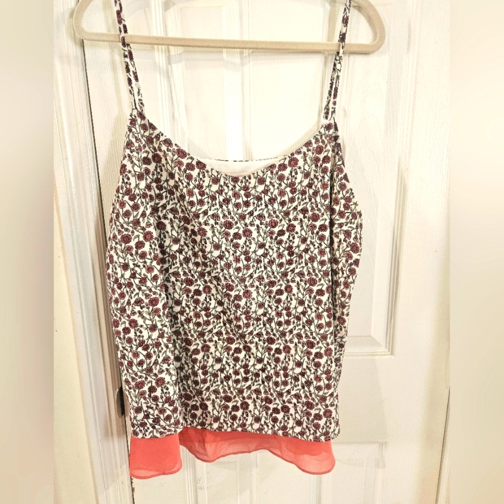 Black and White Sleeveless Crop Camisole